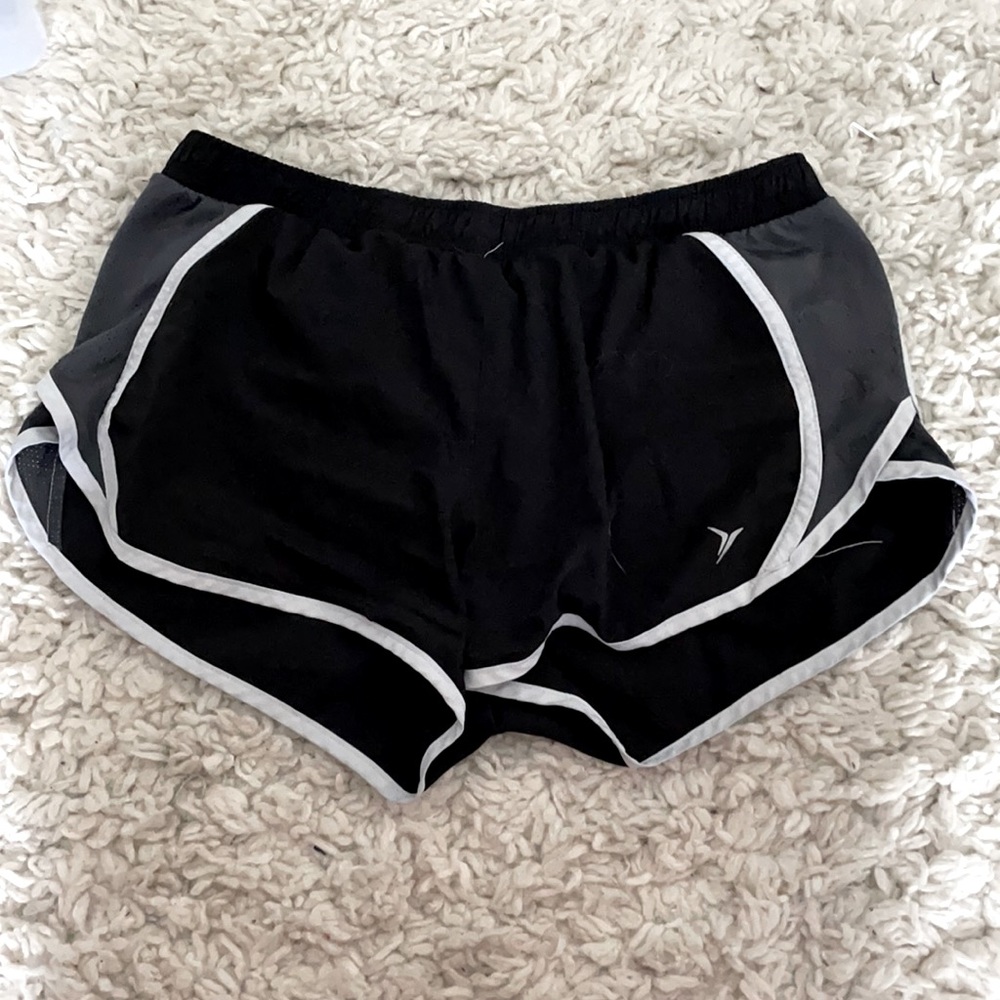 black running shorts